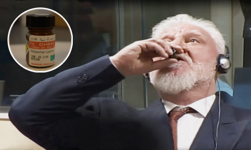 Praljak se otrovao cijankalijem, traži se njegov pomagač izvana