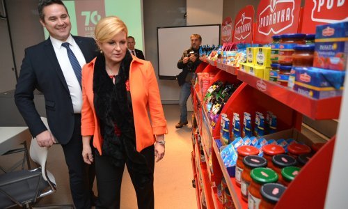 Predsjednica u Koprivnici: Podravka je perjanica naše prehrambene industrije