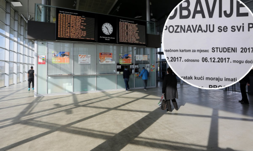 Obavijest na kolodvoru u Osijeku je toliko blesava da je ne možemo dešifrirati