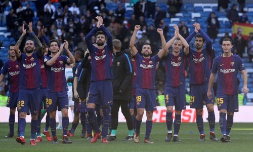 Otkriveno što je bahati Pique tražio od suigrača nakon drugog gola Barce!