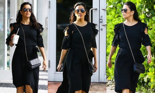 Trudna Eva Longoria izgleda neodoljivo u lepršavoj haljinici