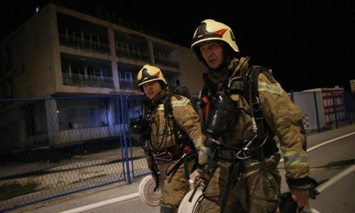Ugašen požar u napuštenoj zgradi Dalmacijavina