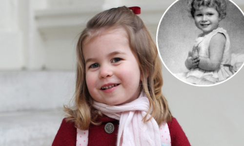 Princeza Charlotte nevjerojatno nalikuje slavnoj prabaki