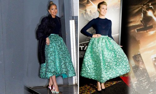 Kojoj slavnoj dami bolje stoji ova suknja?