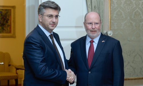 Plenković ugostio novog američkog veleposlanika, razgovarali o BiH i viznom režimu