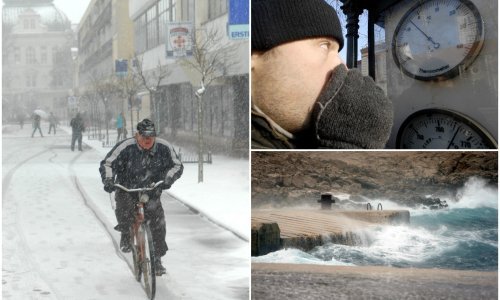 Zima i dalje pokazuje zube: Do kraja tjedna olujna bura, moguć i snijeg