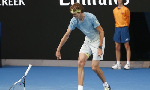 Zverev kao Ivaniševič; lomio je rekete, ali nije mu pomoglo da dođe do pobjede