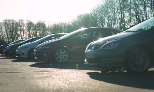 Koja generacija Honde Civic Type R je najbrža na 402 metra?