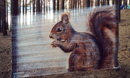 Ruski majstor grafita ne treba zid za svoje čarolije