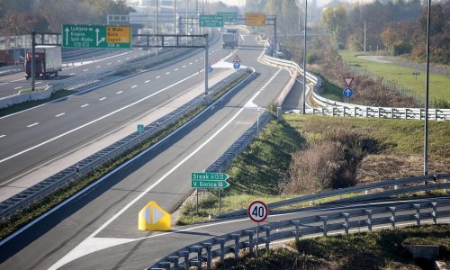 Jak vjetar, nesreće i radovi usporavaju promet