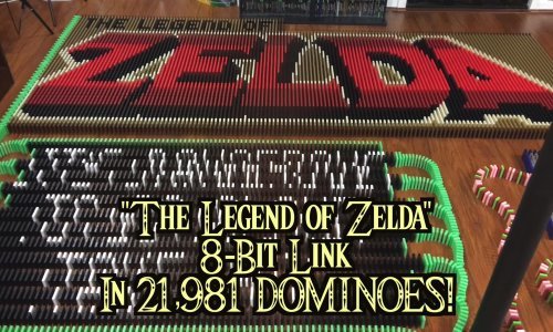 'Kralj domina' odao počast igri 'The Legend of Zelda' s 21.981 pločicom