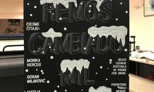 Kad padne prvi pravi snijeg, čita se poezija! Dogovor je pao na Tuškanac