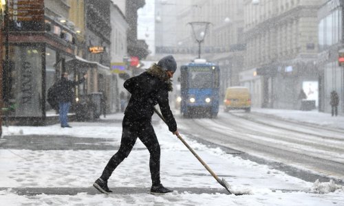 Za vikend se vraća zima. Pogledajte gdje će padati snijeg i temperature biti ispod nule