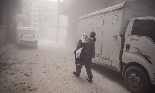 Konvoj s pomoći na putu prema Istočnoj Guti