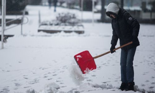 Snijeg u Osijeku nije bauk, već prilika studentima da si podebljaju budžet