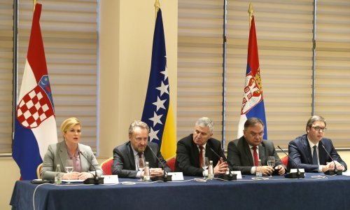 Vučić s Grabar Kitarović i čelnicima BiH: Naši razgovori nikada nisu slatki i jednostavni