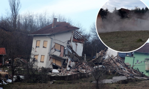 Ogroman odron u Hrvatskoj Kostajnici, šest kuća srušeno, troje ozlijeđenih!
