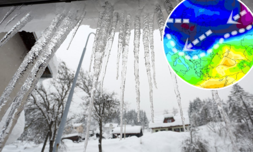 Nakon snjegoždera pogledajte što stiže sa sjevera: Hladni zrak već se gomila nad Skandinavijom i kreće na jug