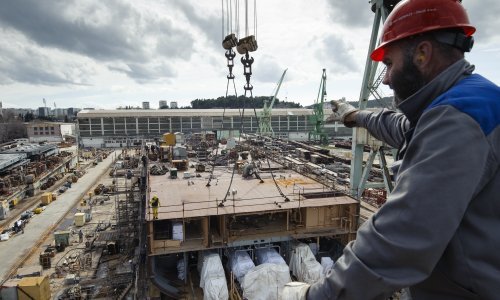 U Brodosplitu položena kobilica za polarni kruzer
