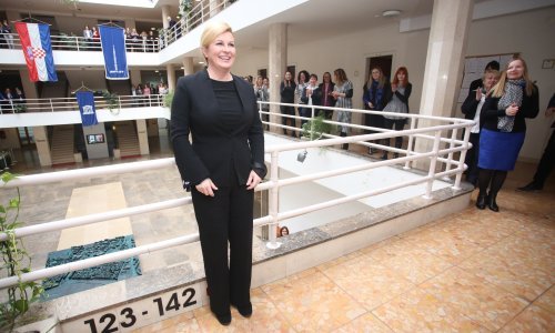 Predsjednica u Splitu: 'Imate najljepši grad na svijetu i sramota je da nema obilaznicu'