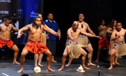 Maorski ratni ples uoči današnjeg boksačkog spektakla za svjetsku titulu u teškoj kategoriji