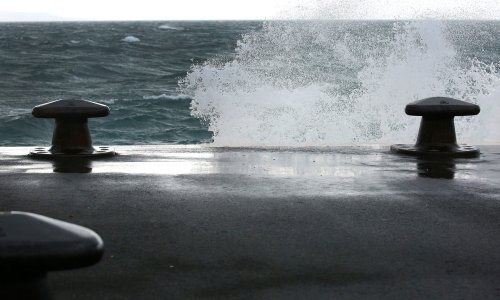 Kod Splita udari juga do 108 kilometara na sat, u prekidu trajektne linije