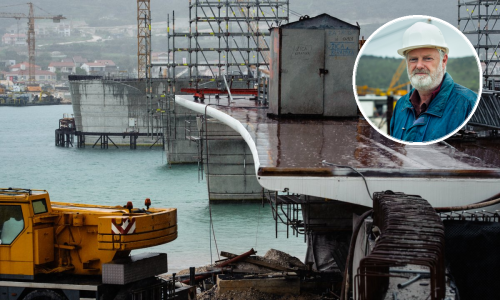 Bili smo na gradilištu čiovskog mosta. Kad će se otvoriti? Šef kaže - nemam pojma