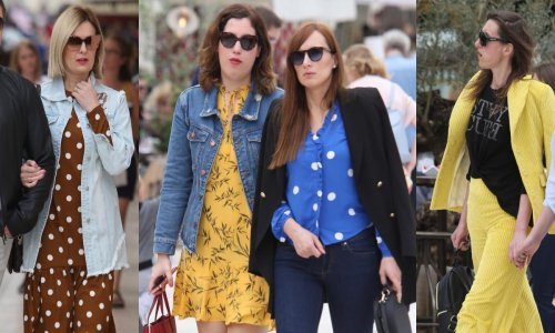 Modno razigrane Splićanke unijele vedrinu na rivu