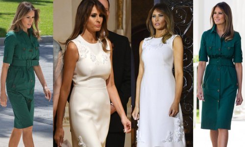 Melania Trump pokazala dva besprijekorna stajlinga u istom danu