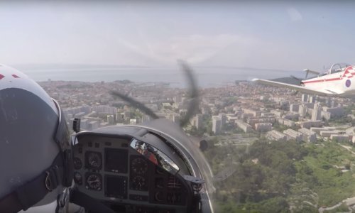 Pogledajte kako je vojni mimohod u Splitu izgledao iz perspektive pilota