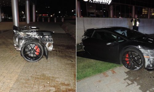 Evo što se dogodi kad Lamborghini Huracan naleti na betonski stup