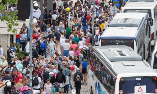 Prometni kaos na dubrovačkim Pilama, autobusi stopirali promet