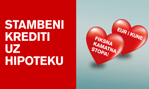 Opustite se uz fiksnu kamatnu stopu na stambeni kredit HPB-Stambene štedionice