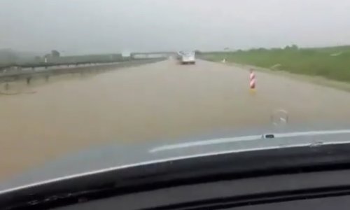 Pogledajte kako izgleda vožnja po potopljenoj autocesti A3