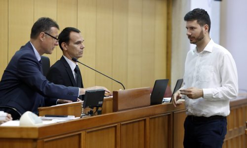 Burno u Saboru zbog blokiranih, Jandroković pozvao stražu: Pernar drugi put u dva dana iznesen iz sabornice