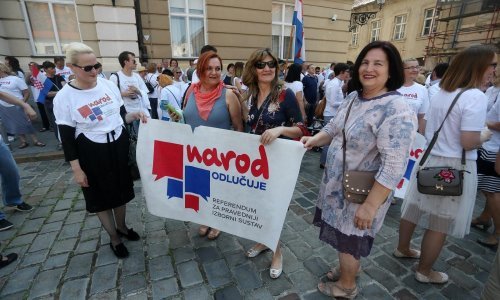 Inicijativa Narod odlučuje predaje Saboru zahtjev za raspisivanje referenduma, evo što slijedi