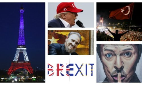 Turbulentna godina terorističkih napada, Brexita, Trumpa i Alepa