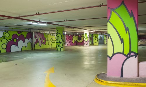 Lunar oslikao zagrebačku podzemnu garažu