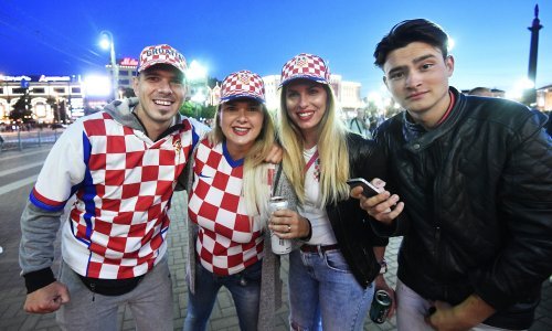 Pogledajte hrvatske navijače na ulicama Kalinjingrada!