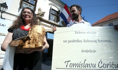 Ministru Ćoriću Zlatni panj za doprinos devastaciji okoliša