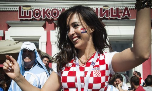 Pogledajte raspjevane Hrvate u Nižnji Novgorodu, a posebno su oduševile naše atraktivne navijačice