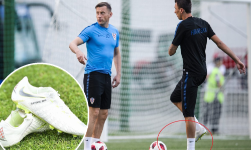 Mario Mandžukić otkrio što mu piše na kopačkama; ovom posvetom sve Slavonce dirnuo je u srce!