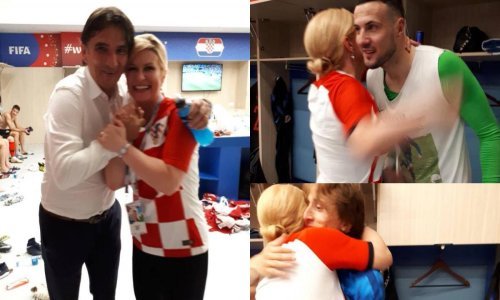 Predsjednica RH spustila se u svlačionicu i krenula s čestitkama; evo koga je najemotivnije zagrlila...