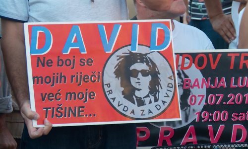 Banja Luka: Tisuće ljudi traže istinu o smrti Davida Dragičevića