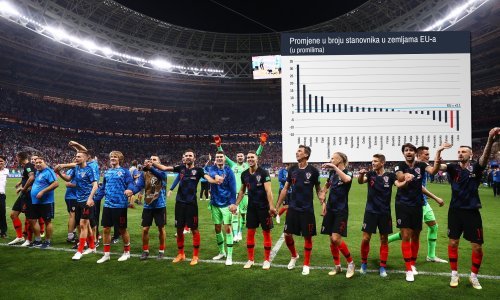 Ni ovaj katastrofalni pokazatelj nije spriječio Hrvatsku da postigne nogometno čudo