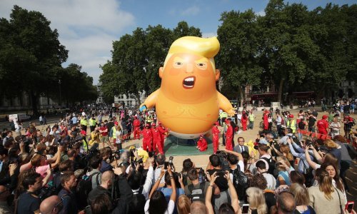 [VIDEO] Pogledajte kakav je 'doček' London priredio Trumpu