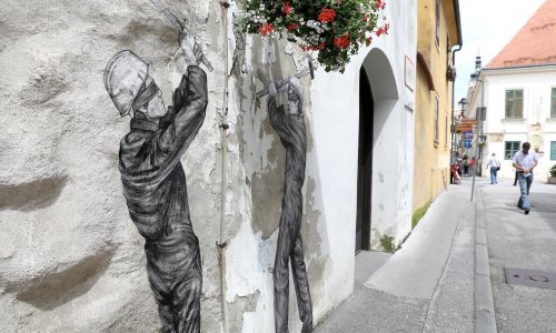 Zagreb dobio novi grafit na Kuli Lotršćak