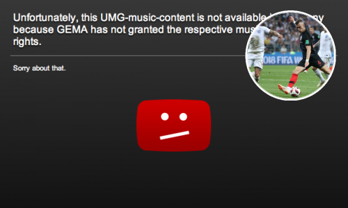 YouTube vam je možda poslao poruku zbog propusta tijekom utakmice Hrvatska - Engleska