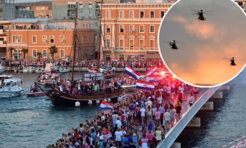 Zadar kapetanu Luki i Vatrenima priredio senzaciju, na nebu vojne Kiowe