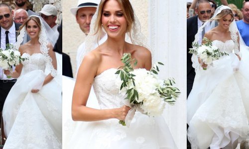 Pogledajte kako je Franka Batelić blistala u raskošnoj vjenčanici